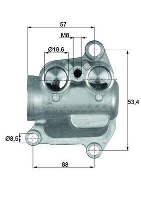 BMW X5 Termostat MAHLE