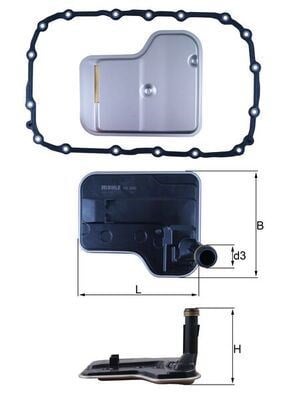 BMW Otomatik Şanzıman Yağı Filtre Seti E81 E82 E87 E88 E90 E91 E92 E93 E84 E83 MAHLE