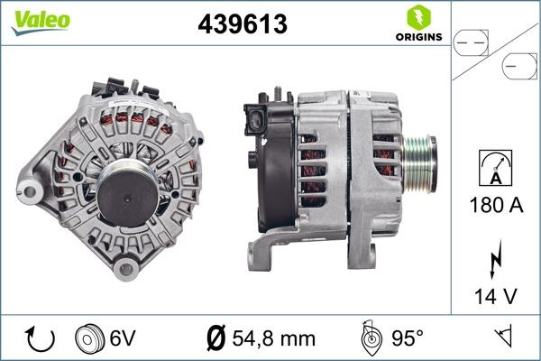 BMW E81 E82 E87 E88 E60 E90 E83 E84 Alternatör Şarj Dinamosu 12V 180A VALEO