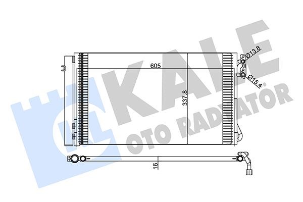 BMW E81 Klima Radyatörü KALE-RADYATOR