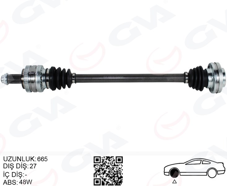 BMW E81 Arka Sağ Komple Aks Otomatik Şanzıman GVA