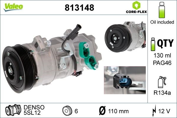 BMW E81 E82 E87 E88 E90 E91 E92 E93 E84 Klima Kompresörü VALEO