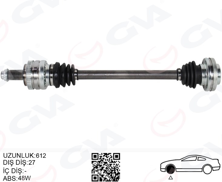 BMW E81 Arka Sol Komple Aks Otomatik Şanzıman GVA