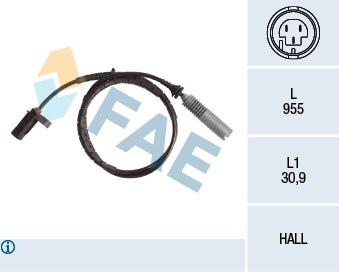 BMW E81 Arka ABS Sensörü FAE