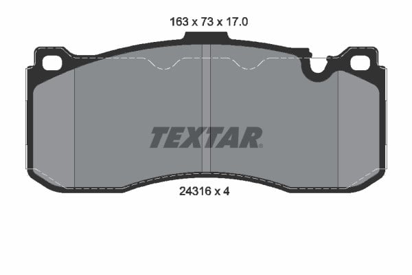 BMW E81 E82 E87 E88 E90 E91 E92 E93 Ön Fren Balatası TEXTAR