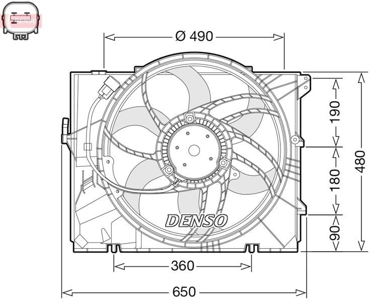 BMW N43 N45 N46 N52 N53 E81 E82 E87 E88 E90 E91 E92 E93 E84 E89 Radyatör... DENSO