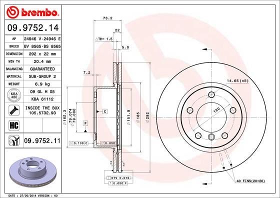 BMW E81 Ön Fren Diski BREMBO