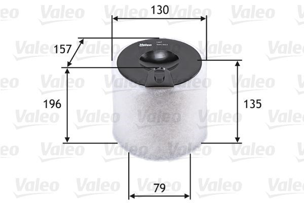 BMW N43 N45 N46 E81 E82 E87 E88 E90 E91 E92 E93 E84 Hava Filtresi VALEO