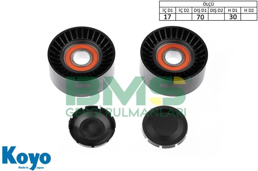 BMW N54 E82 E88 E90 E91 E92 E93 E60 E61 Kayış Gergi Rulmanı BMS