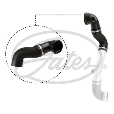 BMW E83 Turbosarj Hortumu Sol Büyük GATES