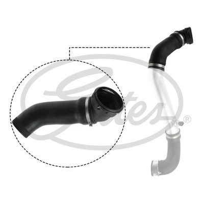 BMW E83 Turbosarj Hortumu Sol Üst GATES