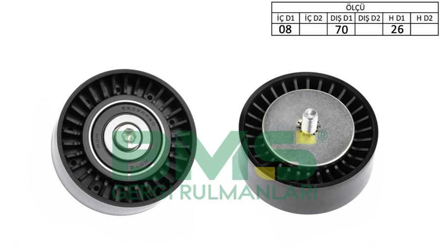 BMW M47N M57N E87 E90 E91 E92 E93 Kayış Gergi Rulmanı BMS