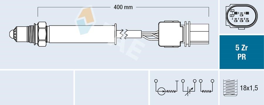 BMW E90 F10 F11 F01 F02 Mini R60 R61 Oksijen Sensörü Katalizör Öncesi FAE