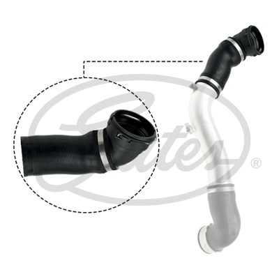 BMW E90 E91 E92 Turbosarj Hortumu Sol Üst GATES