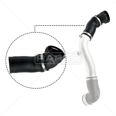 BMW E90 E91 E92 M57N2 Turboşarj Hortumu Sol Üst RAPRO