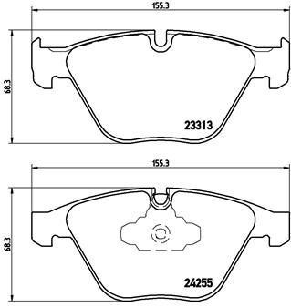 BMW E90 E91 E92 E93 E84 Fren Balatası Ön VALEO