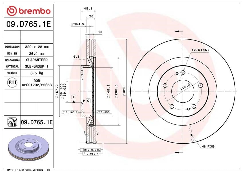 MITSUBISHI ECLIPSE CROSS DİSK PEDİ KİTİ BREMBO