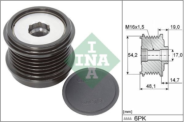 Ford Ecosport Focus IV Connect Transit V363 V362 Puma Alternatör Rulmanı INA