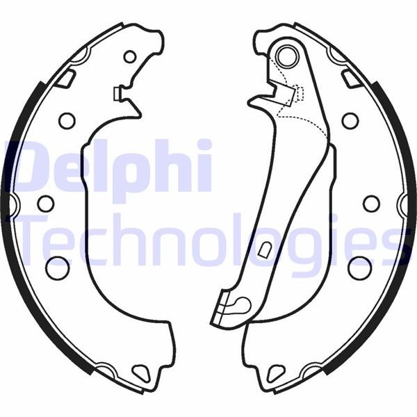 Ford Ecosport Arka Balata Pabucu DELPHI