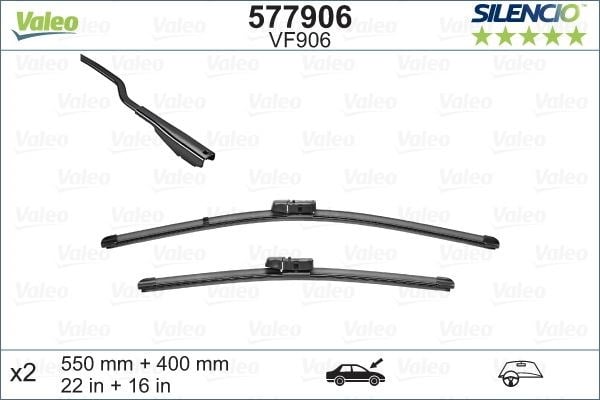 Ford Ecosport Ön Silecek Süpürgesi Takımı 550 400 mm VALEO