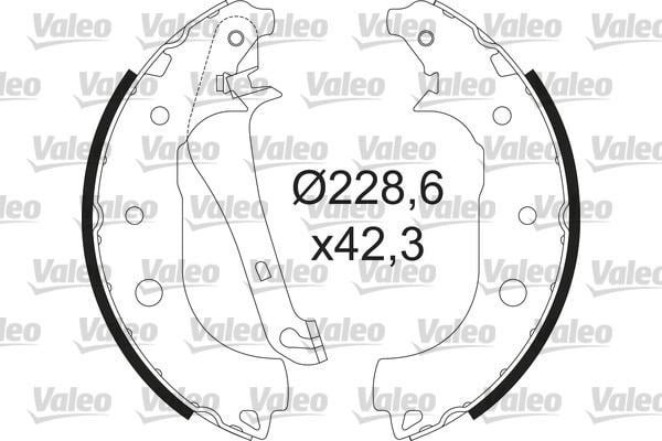Ford Ecosport Arka Balata Pabuç VALEO