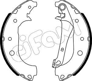 Ford Ecosport Arka Balata Pabucu CIFAM
