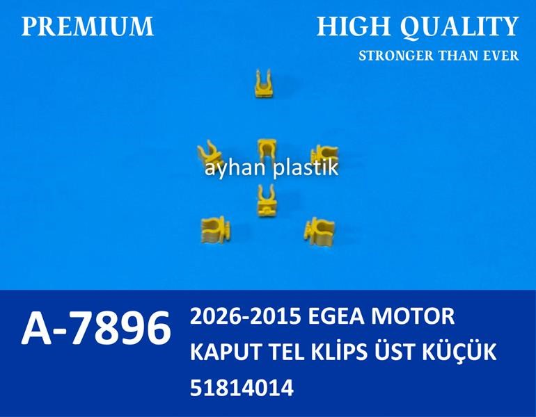 Fiat Egea Motor Kaput Çubuk Klipsi 2015- AYHAN