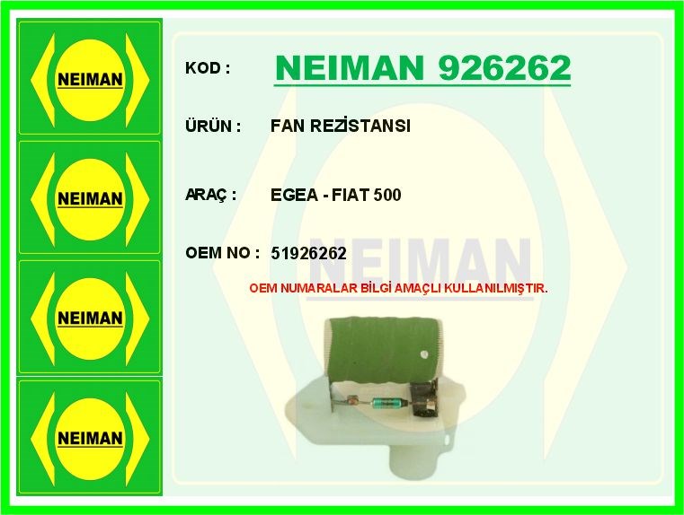 Fiat Egea Fan Rezistansı BESCHER