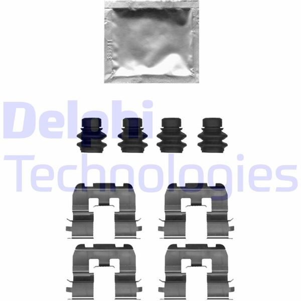 Fiat Egea Arka Fren Balata Montaj Takımı DELPHI