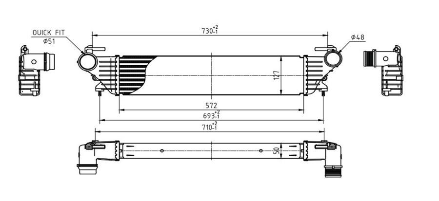 Fiat Egea Turbo Radyatörü Intercooler RADISEN
