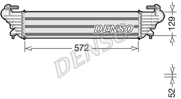Fiat Egea 500L Turbo Radyatörü Intercooler DENSO