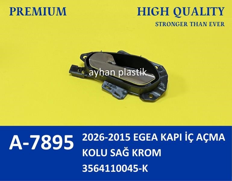 Fiat Egea Kapı İç Açma Kolu Sağ Krom 2015- AYHAN