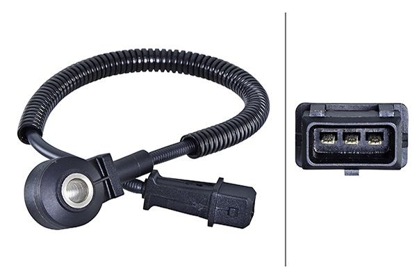 Fiat Egea 500X Vuruntu Sensörü 12V Siyah 2-Kutuplu HELLA