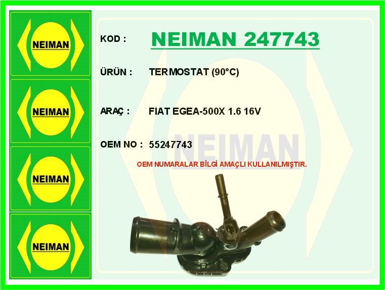 Fiat Egea Termostat 90 C 1.6 16V BESCHER