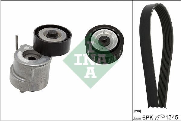 Fiat Egea 500L Alfa Romeo Giulietta V Kayış Seti 1.6D MTJ INA