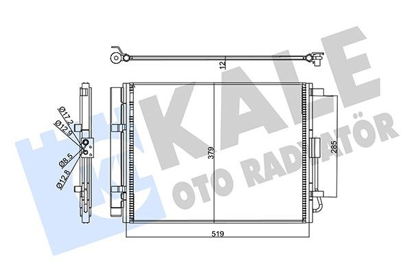 Hyundai Elantra Kondenser KALE-RADYATOR