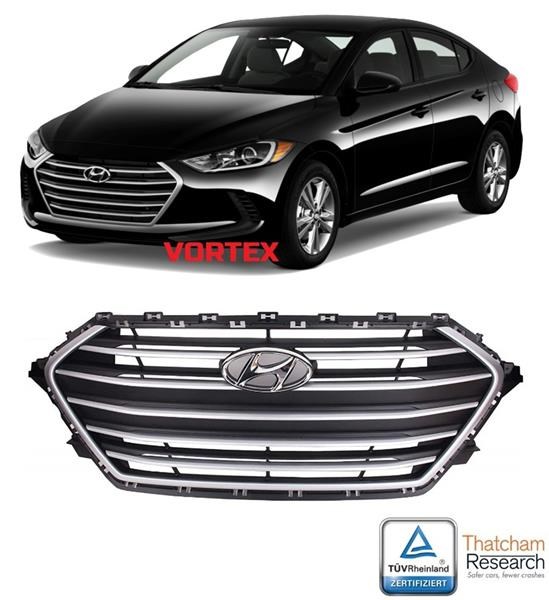 Hyundai Elantra Ön Panjur Gri DOGAN-
