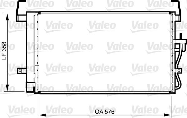 Hyundai Elantra Kondenser VALEO