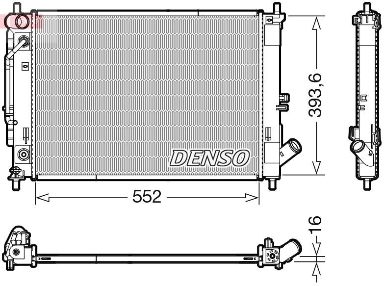 Hyundai Elantra Motor Su Radyatörü DENSO