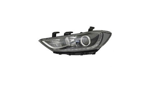 Hyundai Elantra Ön Far Elektrikli Motorlu Gündüz LED'li Sol TYC