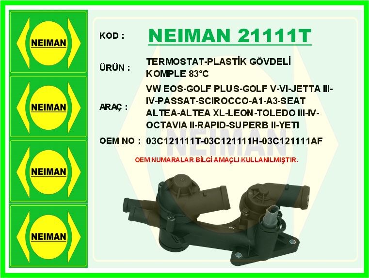 Volkswagen Eos Golf Plus Golf 5 6 Jetta 3 4 Passat Scirocco Termostat... BESCHER