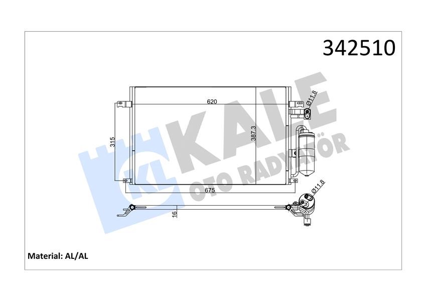 Chevrolet Epica Klima Kondenseri KALE-RADYATOR
