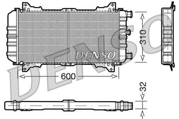 Ford Escort III Motor Su Radyatörü DENSO