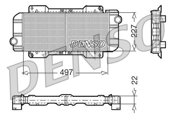 Ford Escort III Motor Su Radyatörü DENSO