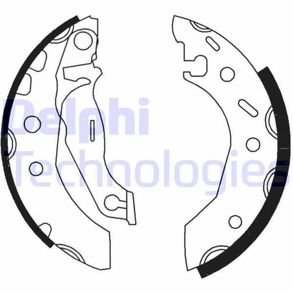 Ford Escort Fiesta Ka Puma Mazda 121 Arka Fren Pabucu DELPHI