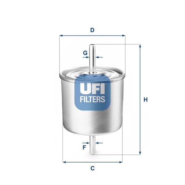 Ford Yakıt Filtresi [Zetec Motor] UFI