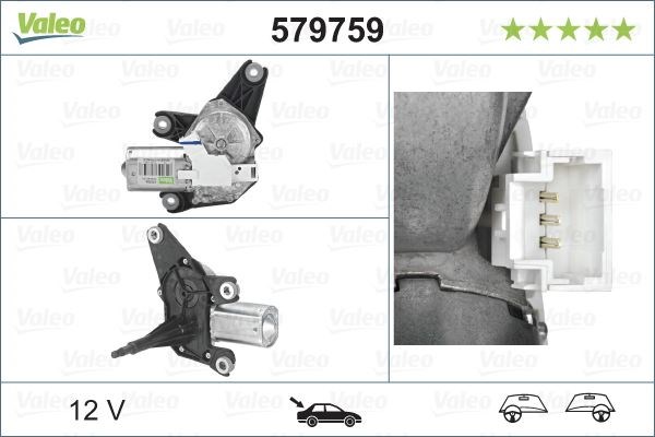 Renault Espace IV Arka Silecek Motoru VALEO
