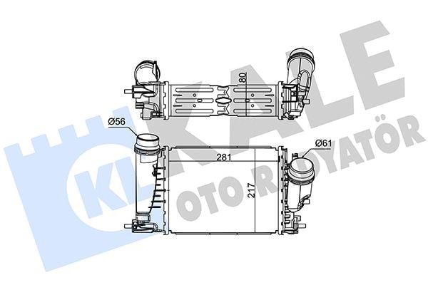Renault Espace V Megane IV Scenic IV Talisman Intercooler 1.6DCI-1.6TCE KALE-RADYATOR