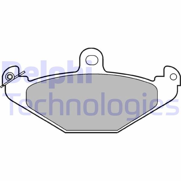 Lotus Esprit Renault 21 25 Espace Laguna Safrane Arka Fren Balatası DELPHI