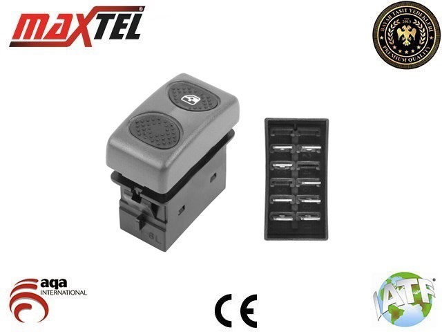 Iveco Eurocargo Cam Kaldırma Anahtarı Tekli 8 Pin MAXTEL